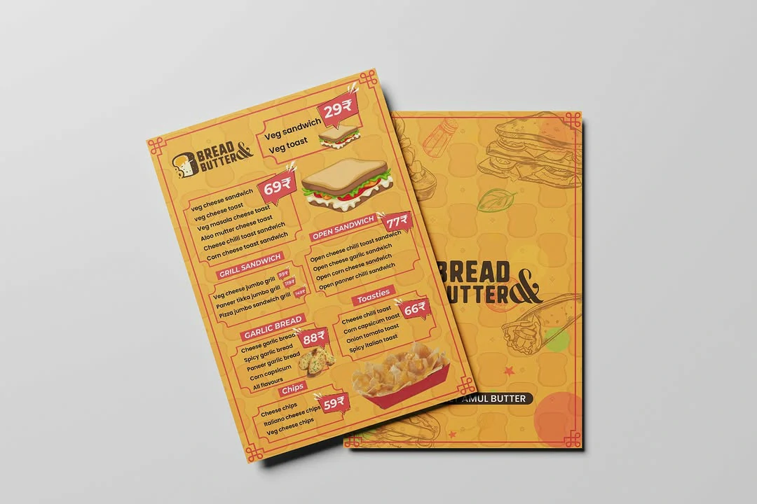 Menu Card Design portfolio project menu card-05